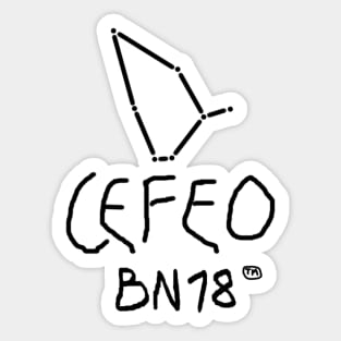 Cepheus Constellation by BN18 Sticker